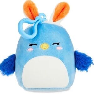 🐰HP🐰 Squishmallow Bebe the blue bird Easter kellytoy clip 5 inch NWT